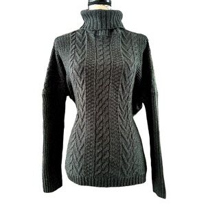 Joseph A cable knit turtleneck sweater